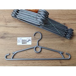 Плечики з поворотним гачком (сірі) 39х0,7см